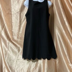 Monteau Black Zip-Up Dress
